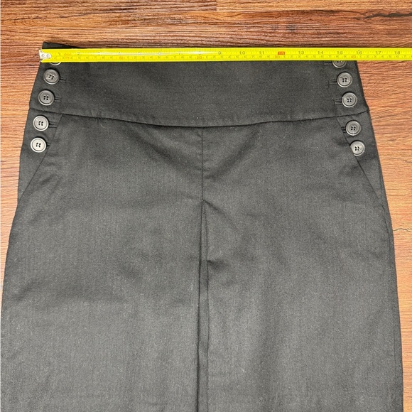 J. Crew 100% Wool Box Pleat Lined Skirt Black Sz 8 in mint condition - Picture 6 of 10